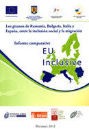Portada del estudio Los gitanos de Rumana, Bulgaria, Italia y Espaa, entre la inclusin social y la migracin
