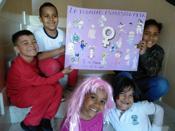 Actividad da de la mujer de los grupos de Refuerzo Educativo Caixa Proinfancia de FSG Villaverde-Usera