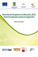 Portada del estudio Situacin de los gitanos en Rumana, 2011. Entre la inclusin social y la migracin